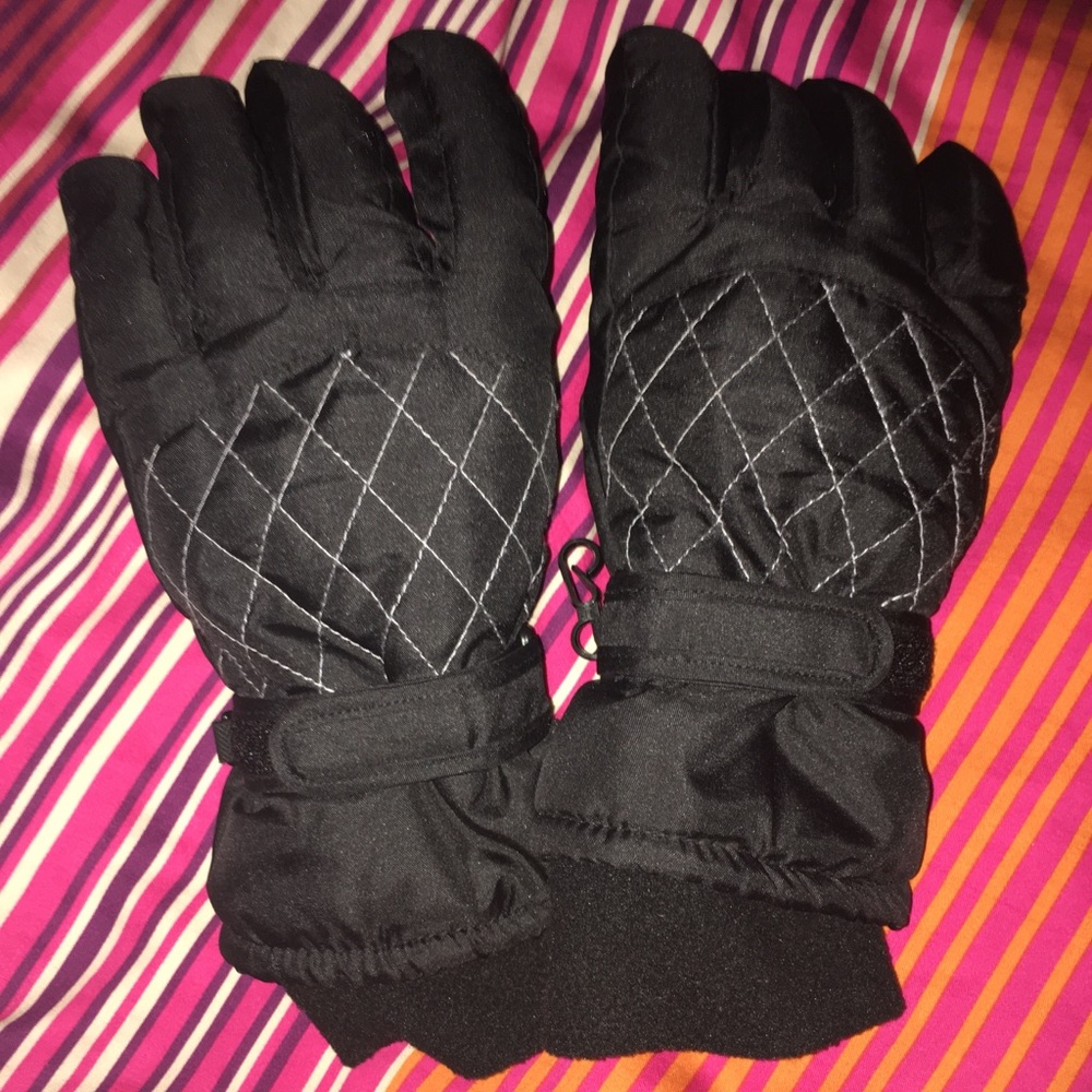 Big 5 snow gloves black worn once